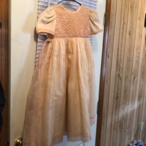 Peach Strasburg dress